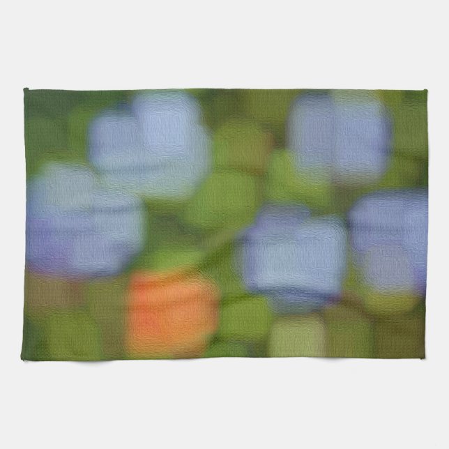 Linge De Cuisine Peinture Abstraite multicolore (Horizontal)
