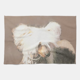 Linge De Cuisine Peinture Chinoise sans cheveux peint art original 
