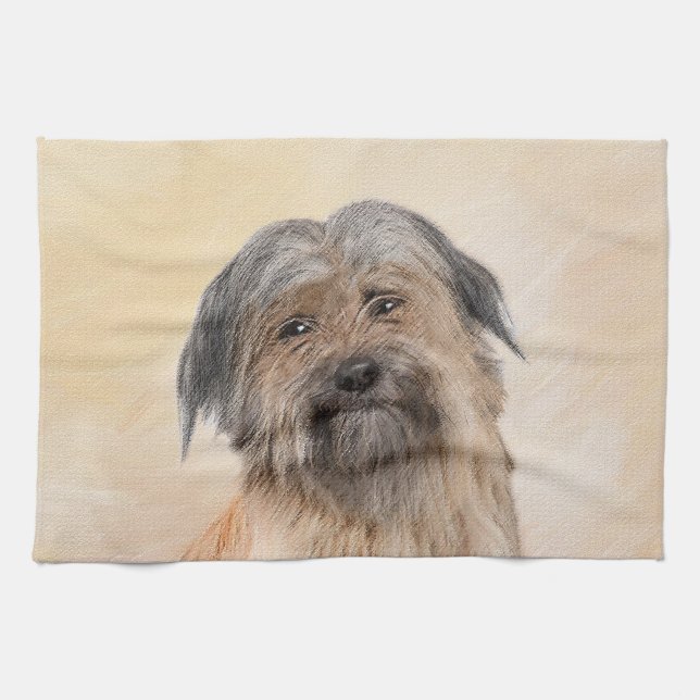 Linge De Cuisine Peinture de berger pyrénéenne - Cute Original Chie (Horizontal)