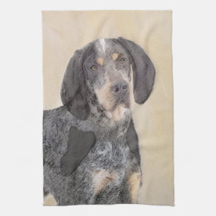 Linge De Cuisine Peinture de linge bluetick - mignon chien original