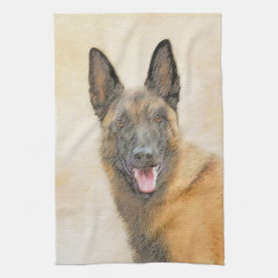 Linge De Cuisine Peinture malinoise belge - Beau art original de ch