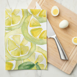 Linge De Cuisine Peinture motif citron