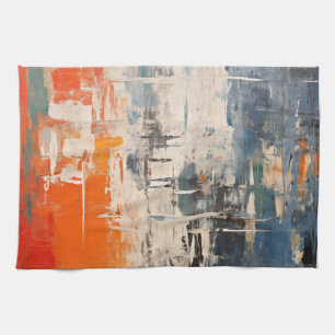 Linge De Cuisine Peinture numérique abstraite Carrefour chromatique