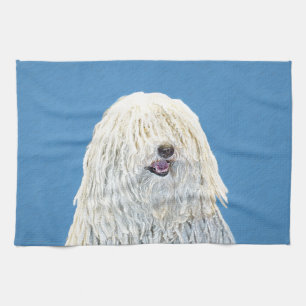 Linge De Cuisine Peinture Puli - Cute Original Chien Art