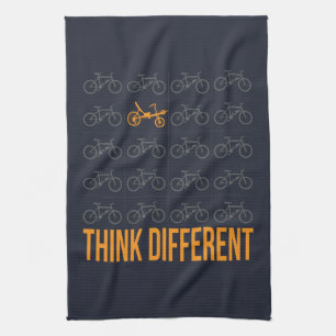 Linge De Cuisine Pensez à différents vélos Recumbent Cycliste