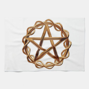 Linge De Cuisine Pentagone étoilé tissé de Wicca