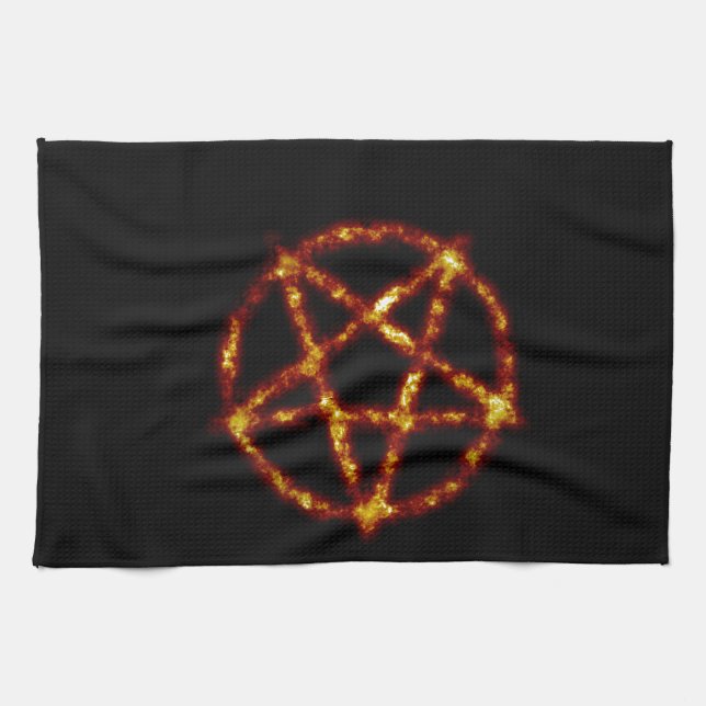 Linge De Cuisine pentagramme (Horizontal)