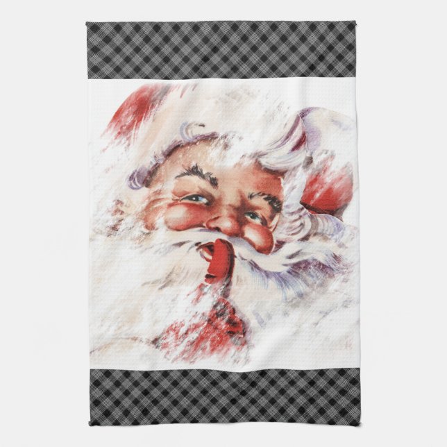 Linge De Cuisine Père Noël 023 (Vertical)