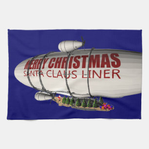 Linge De Cuisine Père Noël À Zeppelin