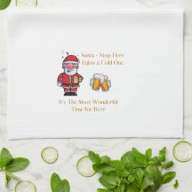 "Père Noël - Arrêtez-vous ici et profitez d'une fr