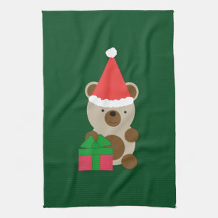 Linge De Cuisine Père Noël Bear