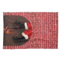 Père Noël descend la cheminée