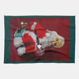 Linge De Cuisine Père Noël vintage