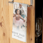 Linge De Cuisine Père photo personnalisé père<br><div class="desc">Serviette De Cuisine Personnalisée Best Papa Ever 7 Photo Collage. Cette serviette de cuisine personnalisée est un cadeau pratique et réfléchi pour papa qui combine fonction et souvenirs de famille préférés. Le design comprend un montage de 7 photos, parfait pour capturer et afficher des moments spéciaux de manière propre et...</div>