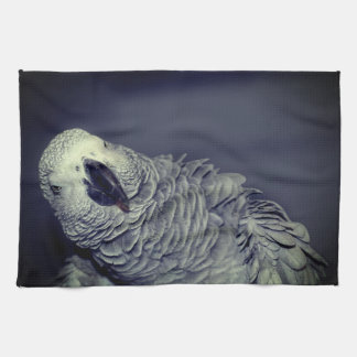 Linge De Cuisine Perroquet gris d'Afrique mignon oiseau  