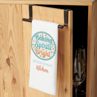 Linge De Cuisine Personalized Christmas Kitchen Towels