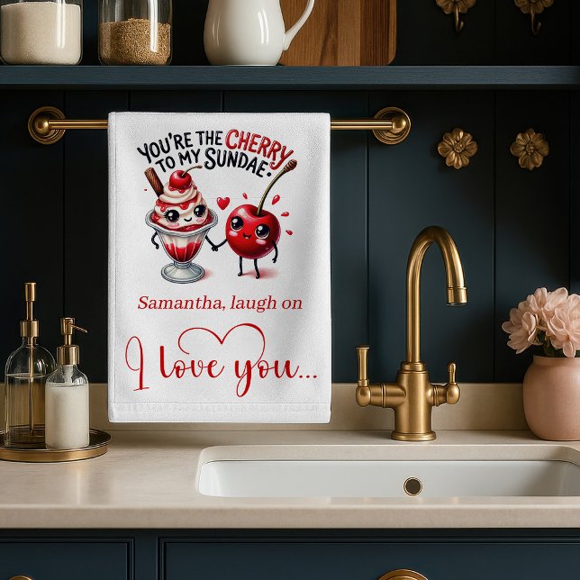 Linge De Cuisine Personalized Gift for Wife Funny Food Towel (Personalized Gift for Wife Funny Food Towel)