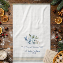 Personalized Winter – Blue Berry Botanical