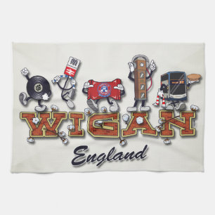 Linge De Cuisine Personnages de dessin animé de Wigan