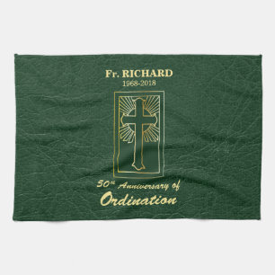 Linge De Cuisine Personnalisable 50e anniversaire de Ordination Gre
