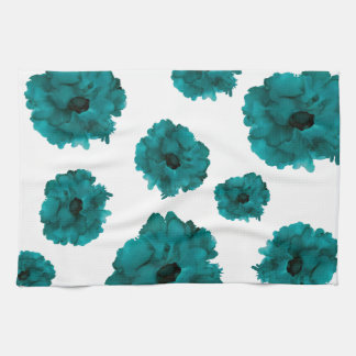 Linge De Cuisine Personnalisable ! motif de jeton de carnation turq