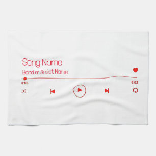 Linge De Cuisine Personnalisable votre musique préférée