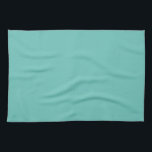Linge De Cuisine Personnalisé Créez votre propre Modèle vierge Turq<br><div class="desc">Créez votre propre téléchargement personnalisé Ajoutez votre monogramme Photo initiale ou logo Nom du texte Élégant Cuisine et repas moderne / Table et linge de cuisine / Modèle blanc Turquoise bleu  bleu vert uni couleur unie Serviette de cuisine.</div>