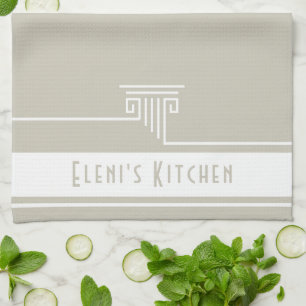 Linge De Cuisine Personnalisé minimaliste