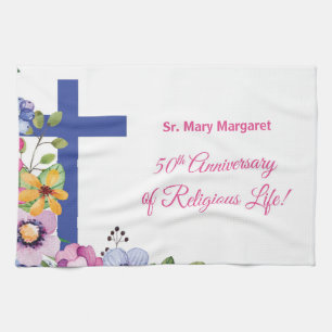 Linge De Cuisine Personnaliser, 50e anniversaire Nun vie religieuse