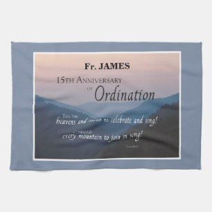 Linge De Cuisine Personnaliser les fêtes d'Ordination du 15e annive