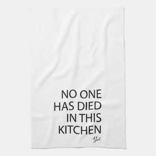 Linge De Cuisine Personne N'Est Mort Dans Cette Cuisine Pourtant Dr