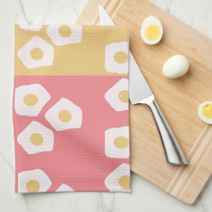 Linge De Cuisine Petit déjeuner coloré aux œufs frits