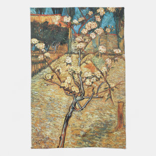 Linge De Cuisine Petit poirier en fleurs par Vincent van Gogh