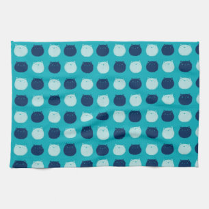 Linge De Cuisine Petit pois rond de chat