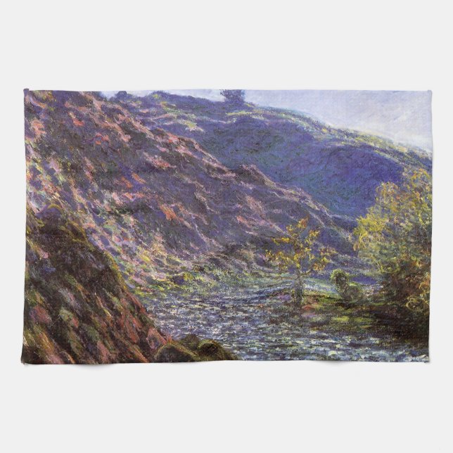 Linge De Cuisine Petite Creuse, Lumière du soleil de Claude Monet (Horizontal)