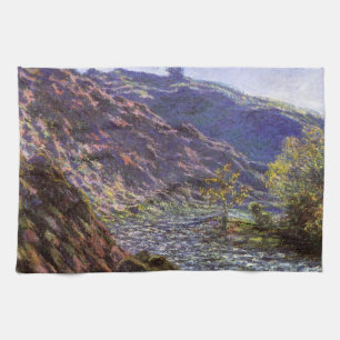 Linge De Cuisine Petite Creuse, soleil de Claude Monet