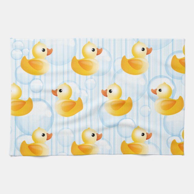 Linge De Cuisine Petits canards jaunes (Horizontal)