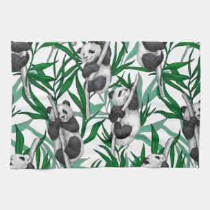 Linge De Cuisine Petits panda sur
