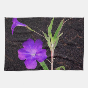 Linge De Cuisine Petunia violet mexicain