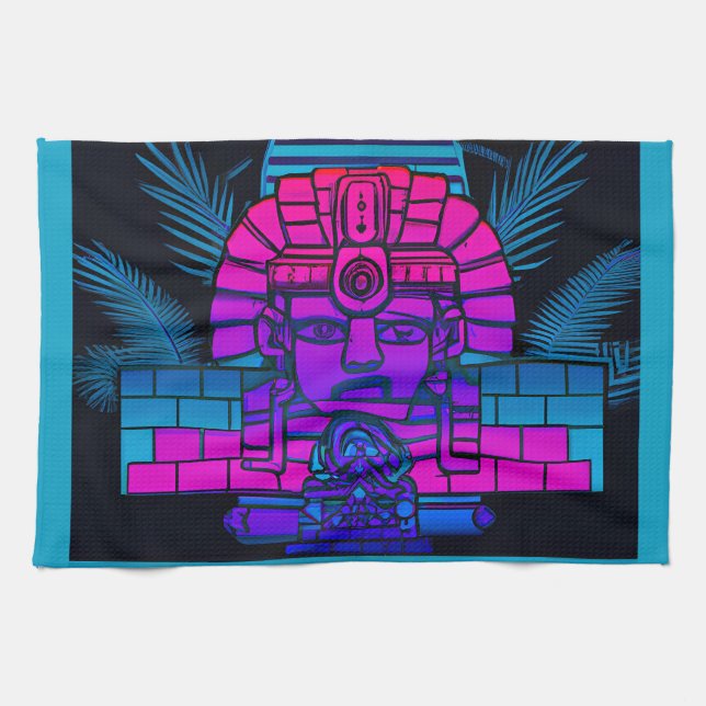 Linge De Cuisine Pharaon Synthwave (Horizontal)