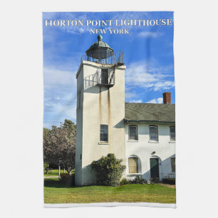 Linge De Cuisine Phare de Horton Point, New York Tea Towel