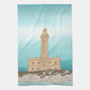 Linge De Cuisine Phare de Vieste Italie