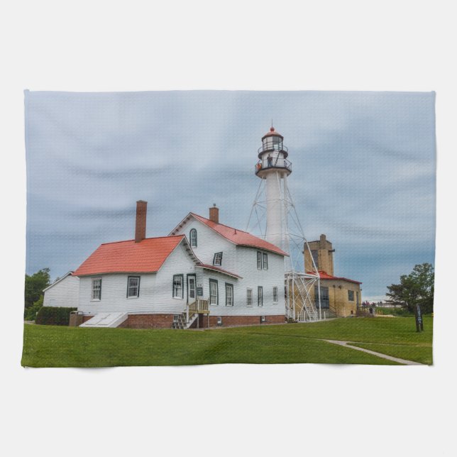 Linge De Cuisine Phare de Whitefish Point (Horizontal)