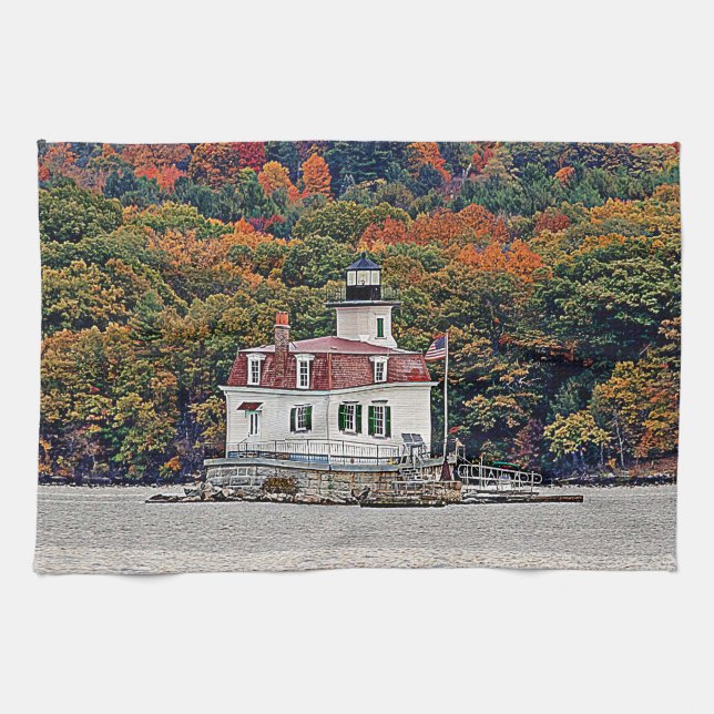 Linge De Cuisine Phare d'Esopus Meadows (Horizontal)