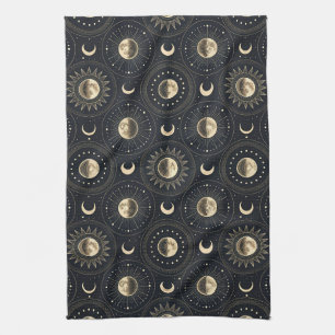 Linge De Cuisine Phase Lunaire Céleste (4)