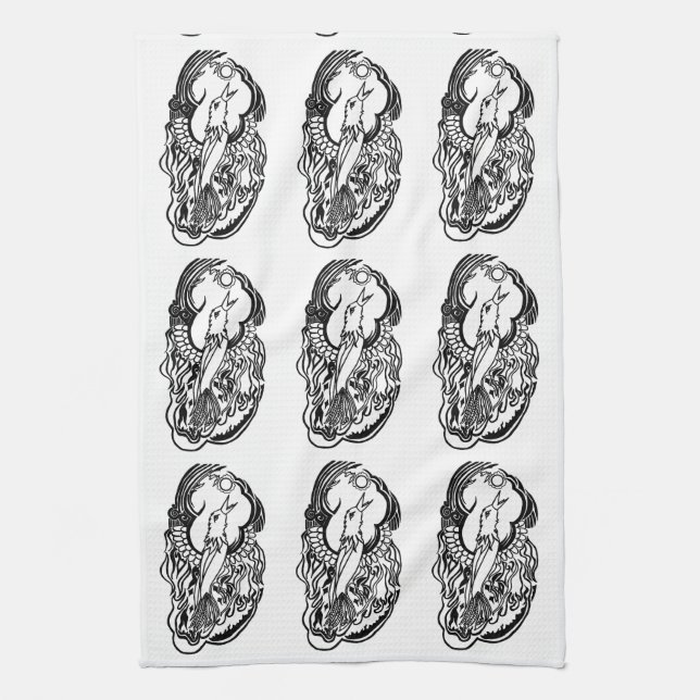 Linge De Cuisine Phoenix Tattoo (Vertical)