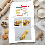 Linge De Cuisine Photo Collage Et Joyeux Coloré | Cadeau de vacance<br><div class="desc">Photo Collage Et Joyeux Coloré | Cadeau de vacances</div>