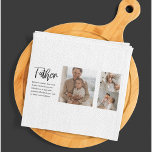 Linge De Cuisine Photo Collage Moderne Avec Père Meilleur Devis Cad<br><div class="desc">Une photo de collage moderne avec une citation sincère sur un père est le cadeau parfait pour montrer votre appréciation et l'amour pour votre père. Ce cadeau unique et personnalisé est une excellente façon de présenter vos souvenirs préférés ensemble et d'express votre gratitude pour tout ce qu'il a fait pour...</div>