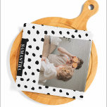 Linge De Cuisine Photo de famille moderne et points noirs Beauté Ca<br><div class="desc">Photo de famille moderne et points noirs Beauté Cadeau</div>