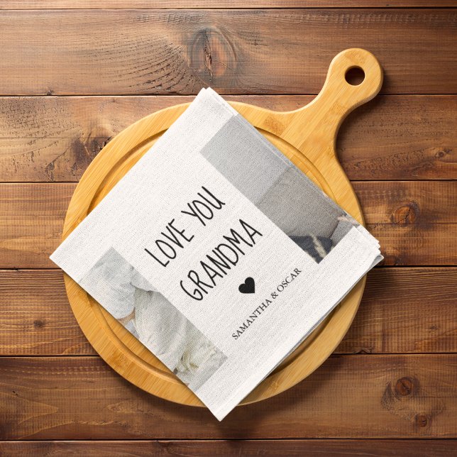 Linge De Cuisine Photo de Love You Grandma Meilleur poison (Créateur téléchargé)